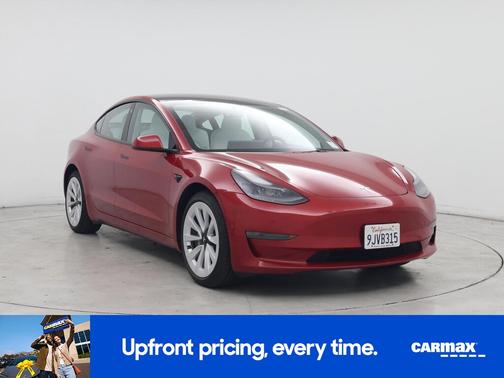 Red 2023 Tesla Model 3