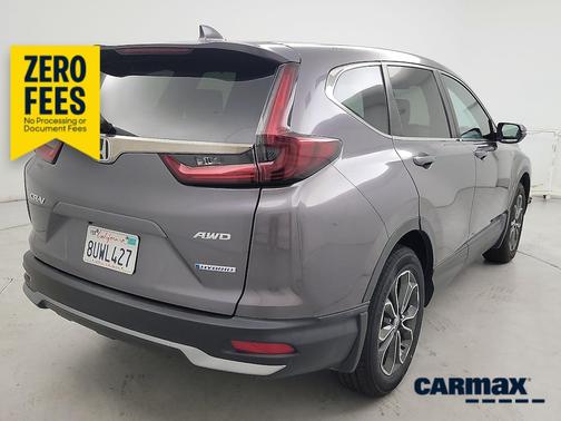 Gray 2021 Honda CR-V Hybrid EX
