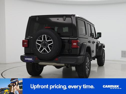 Black 2025 Jeep Wrangler Sahara