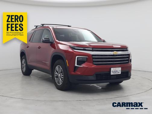 Red 2025 Chevrolet Traverse LT