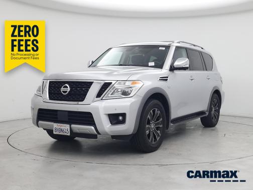 Silver 2017 Nissan Armada Platinum