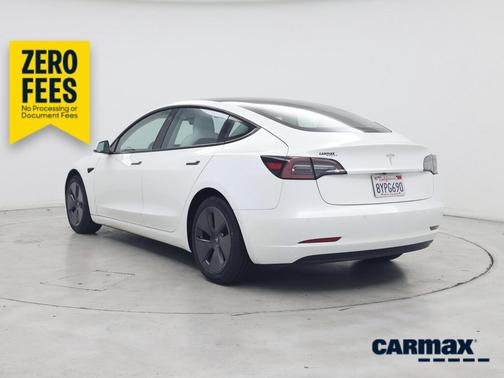 White 2021 Tesla Model 3 Standard Range Plus