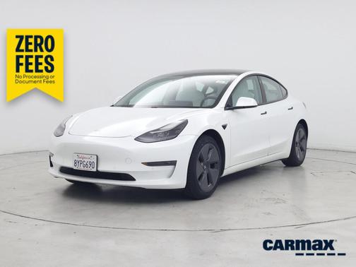 White 2021 Tesla Model 3 Standard Range Plus
