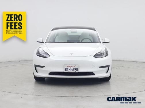 White 2021 Tesla Model 3 Standard Range Plus