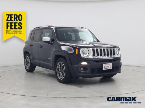 Black 2016 Jeep Renegade Limited