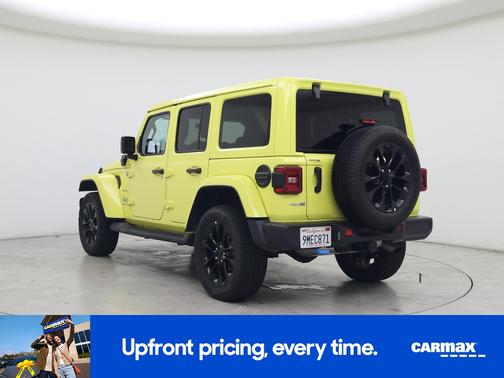 Yellow 2023 Jeep Wrangler 4xe Unlimited Sahara