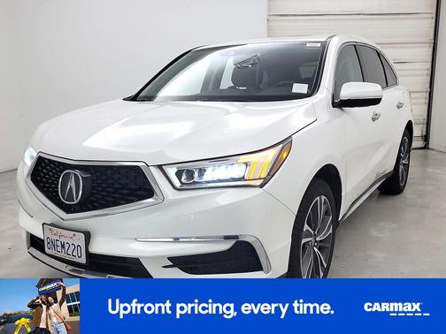 White 2020 Acura MDX Technology