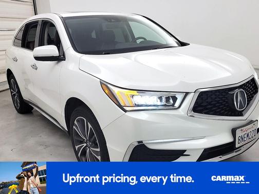 White 2020 Acura MDX Technology