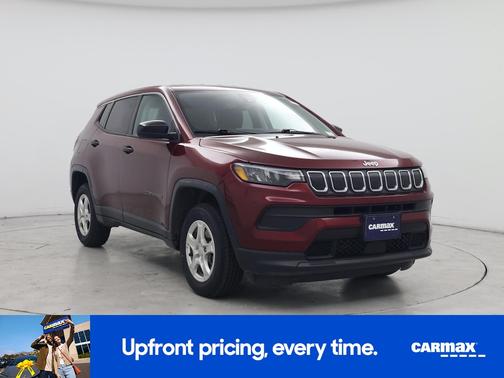 Red 2022 Jeep Compass Sport
