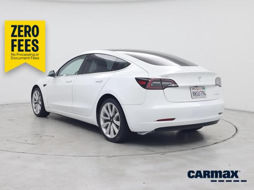 White 2020 Tesla Model 3 Long Range
