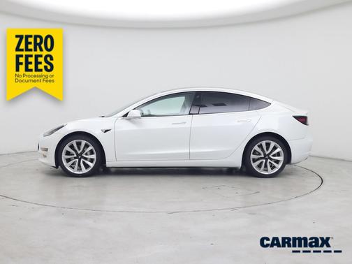 White 2020 Tesla Model 3 Long Range