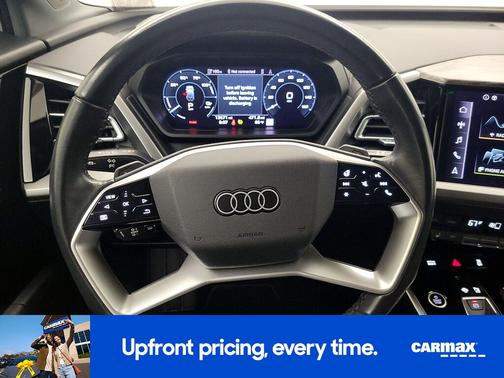 White 2024 Audi Q4 e-tron Premium Plus