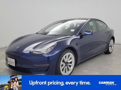 Blue 2021 Tesla Model Y Long Range