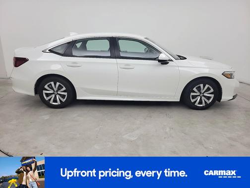 White 2025 Honda Civic LX