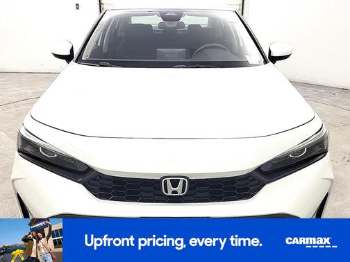 White 2025 Honda Civic LX