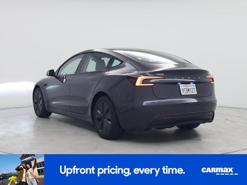 Black 2025 Tesla Model 3 Long Range