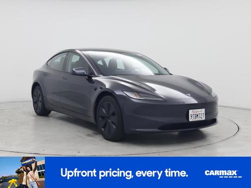 Black 2025 Tesla Model 3 Long Range