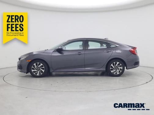 Gray 2017 Honda Civic EX