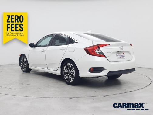White 2016 Honda Civic EX-L