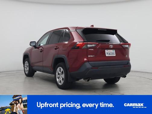 Red 2022 Toyota RAV4 LE