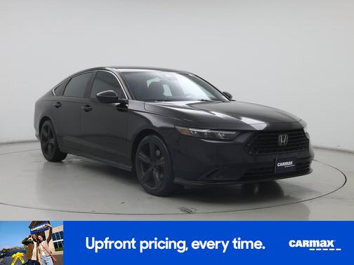 Black 2023 Honda Accord Hybrid Sport