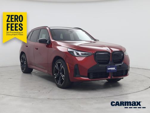 Red 2025 BMW X3 M50