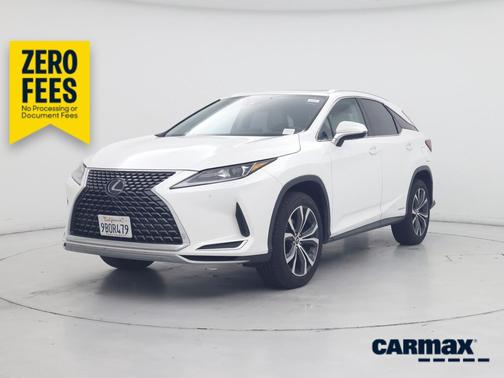 White 2022 Lexus RX 450h