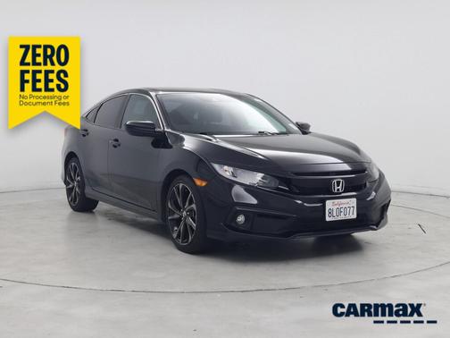Black 2019 Honda Civic Sport