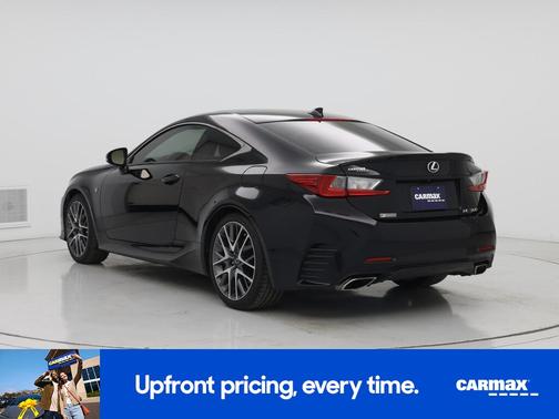 Black 2016 Lexus RC 350