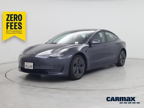 Gray 2021 Tesla Model 3 Standard Range Plus