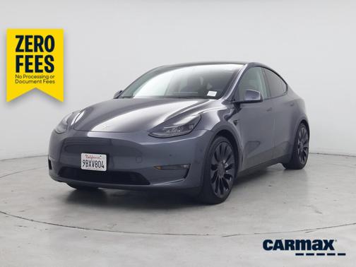Gray 2022 Tesla Model Y Performance