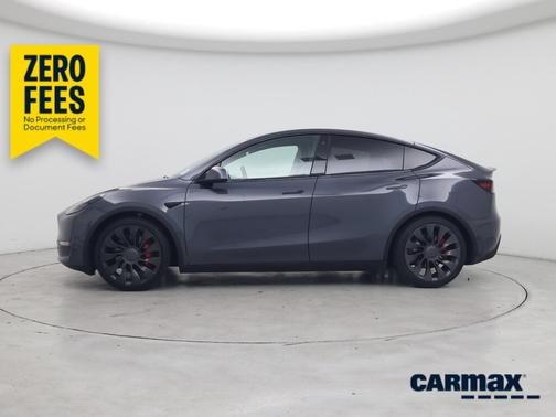 Gray 2022 Tesla Model Y Performance