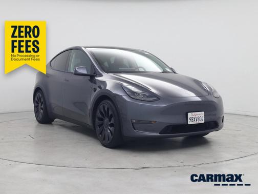 Gray 2022 Tesla Model Y Performance