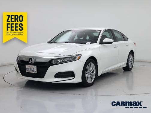 White 2018 Honda Accord LX