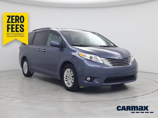 Blue 2015 Toyota Sienna XLE