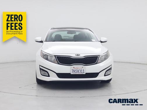 White 2015 Kia Optima EX