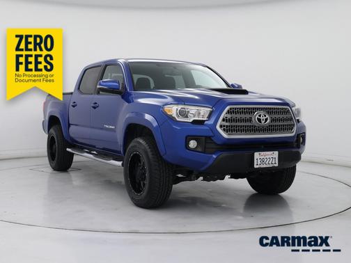 Blue 2016 Toyota Tacoma TRD Sport