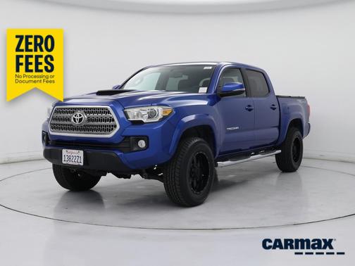 Blue 2016 Toyota Tacoma TRD Sport