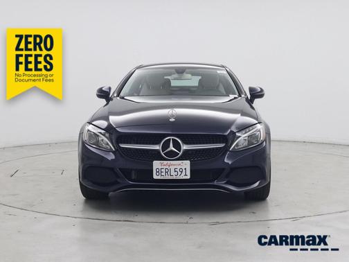 Blue 2018 Mercedes-Benz C-Class