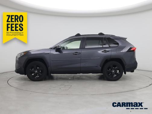Gray 2021 Toyota RAV4 Hybrid XLE Premium
