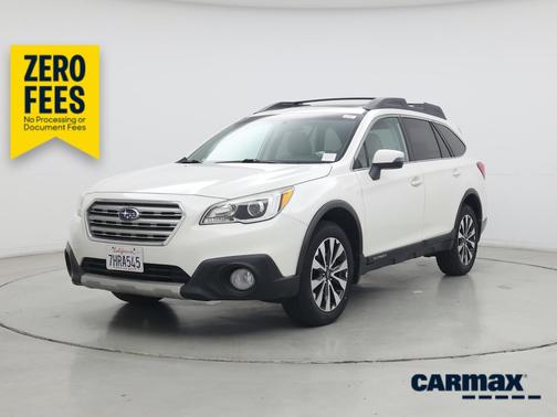 White 2015 Subaru Outback Limited