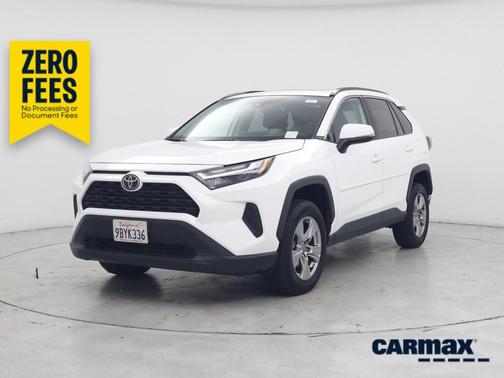 White 2022 Toyota RAV4 XLE
