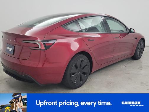 Red 2024 Tesla Model 3
