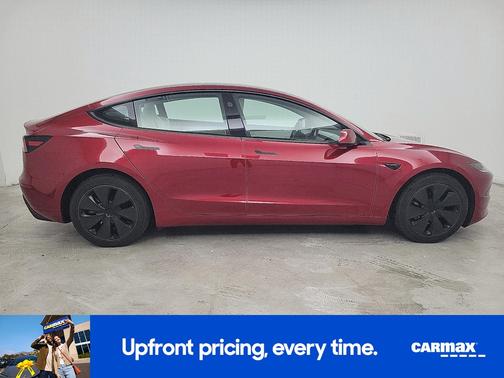 Red 2024 Tesla Model 3