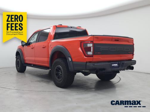 Orange 2022 Ford F-150 Raptor