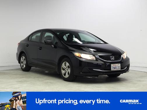 Black 2014 Honda Civic LX