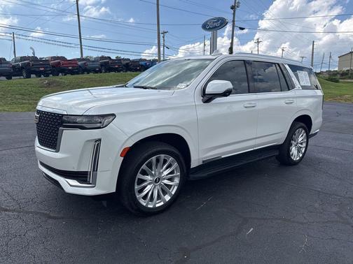 Crystal White Tricoat 2021 Cadillac Escalade Luxury