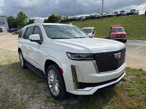Crystal White Tricoat 2021 Cadillac Escalade Luxury