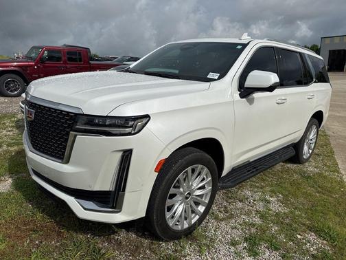 Crystal White Tricoat 2021 Cadillac Escalade Luxury