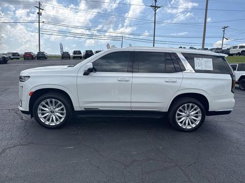 Crystal White Tricoat 2021 Cadillac Escalade Luxury